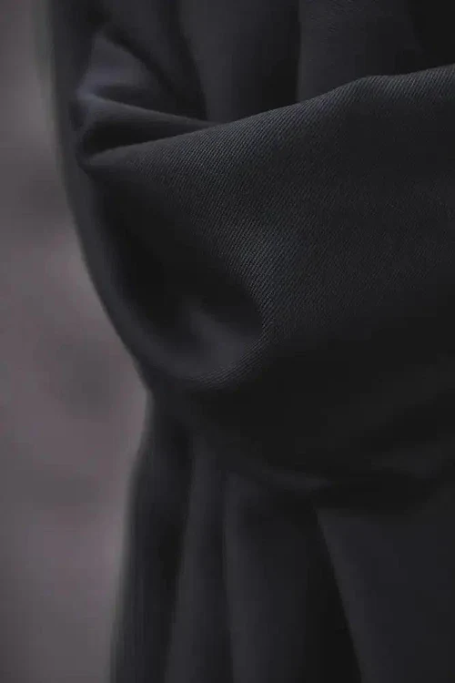 Smooth Drape Twill - Dark Navy