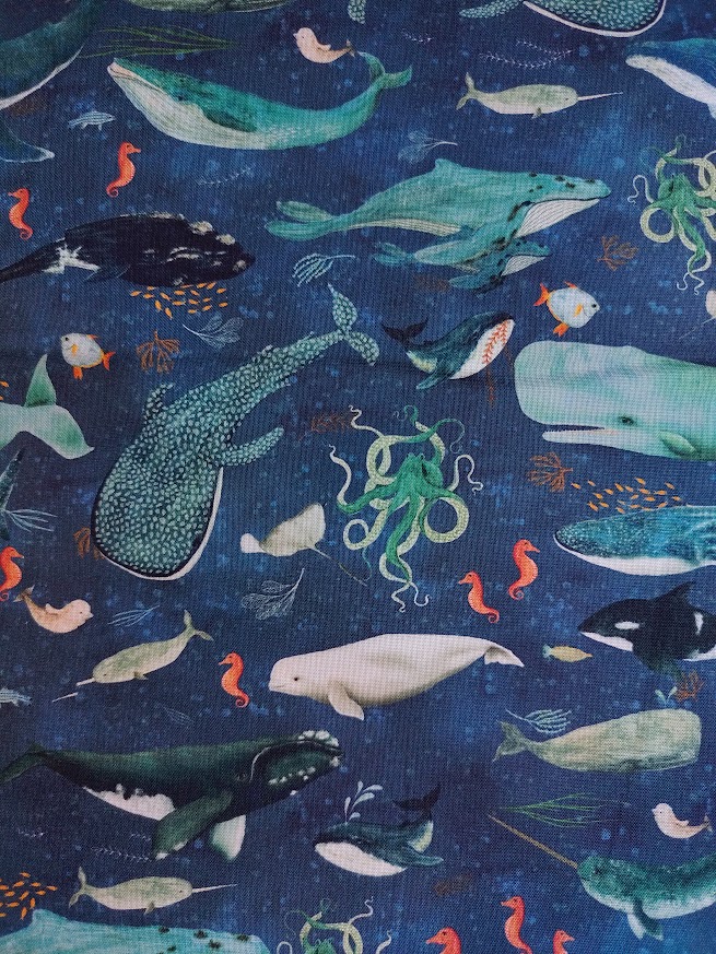 Vevd Bomull - Deep Blue