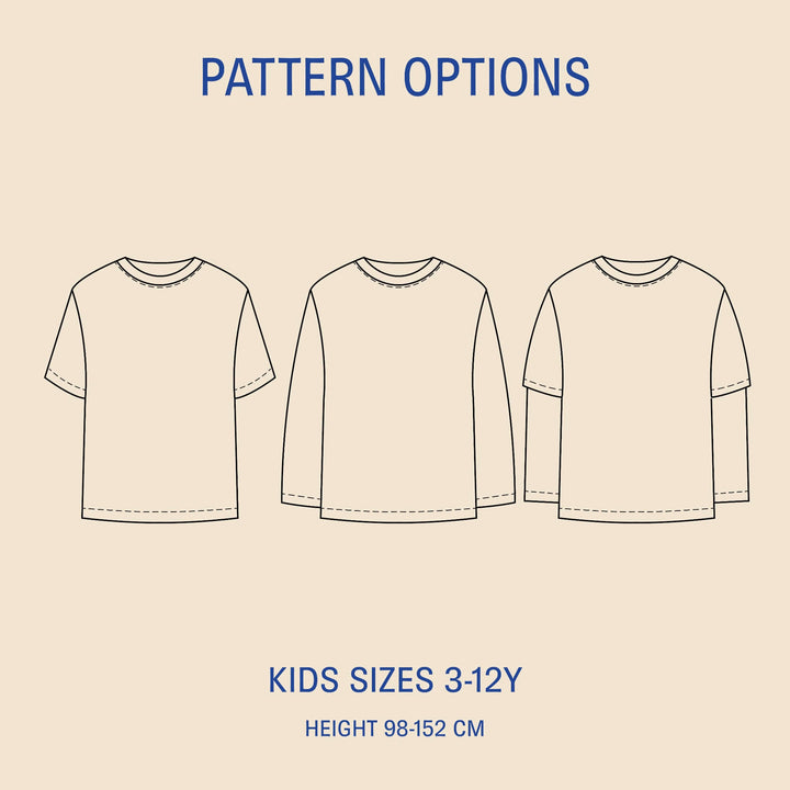 T-Shirt Kids - Symønster 