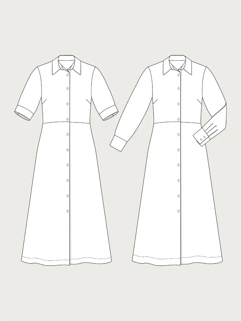 Shirt Dress - Symønster 