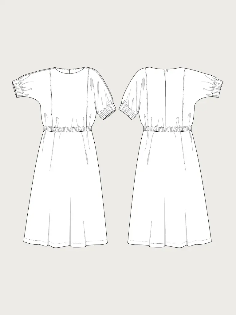 Cuff Dress - Symønster  