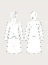 Hoodie Parka - Symønster  