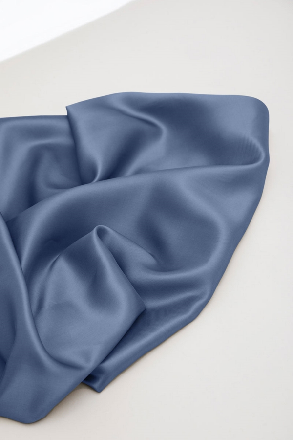 Stoffbit 1m - Viskose fôr twill - Thunder