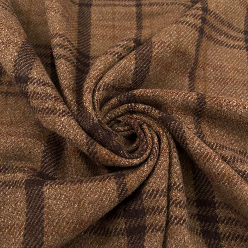 [03412] Ullflanell Tartan Brun