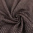 Ull Jacquard Flanell Brun