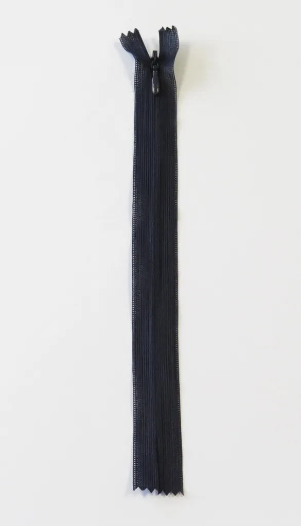 Usynlig Glidelås 60 cm - Marineblå