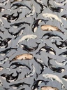 Stoffbit 2m - Jersey - Havets Dyr (2)