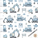 Stoffbit 1m - Jersey - Construction Blue