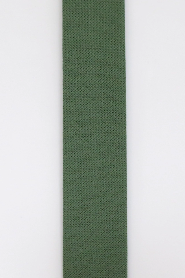 Skråbånd Bomull 40/20mm - Khaki Grønn