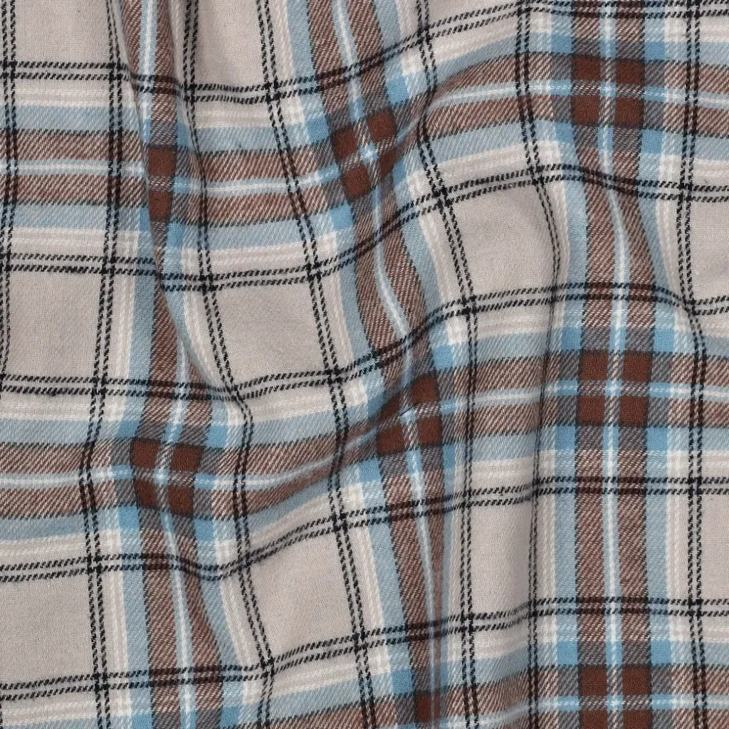 Garnfarget flanell - Beige
