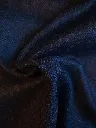 Harris Tweed - Navy og Svart Herringbone