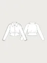 Cropped Jacket - Symønster