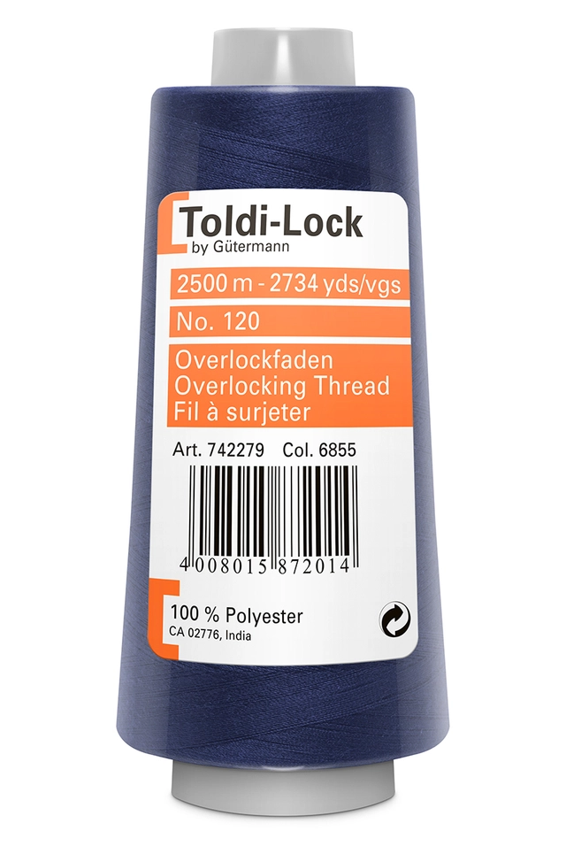 Toldi-lock Mørk Blå