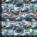 Jersey - Street Cars Blue