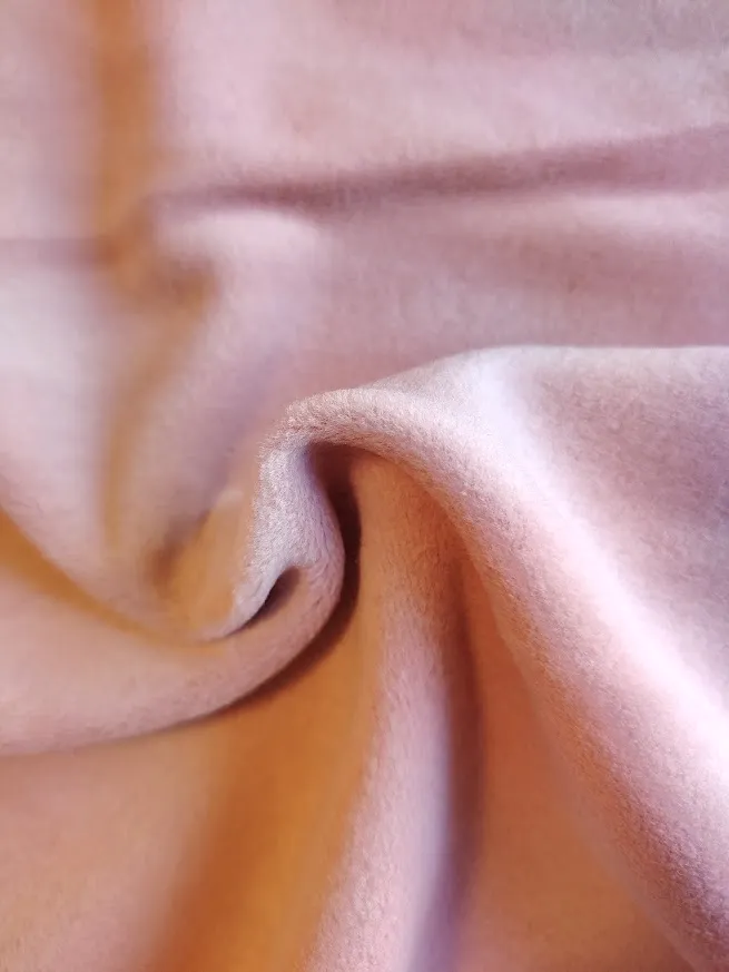 Bomullsfleece Støvrosa (470)