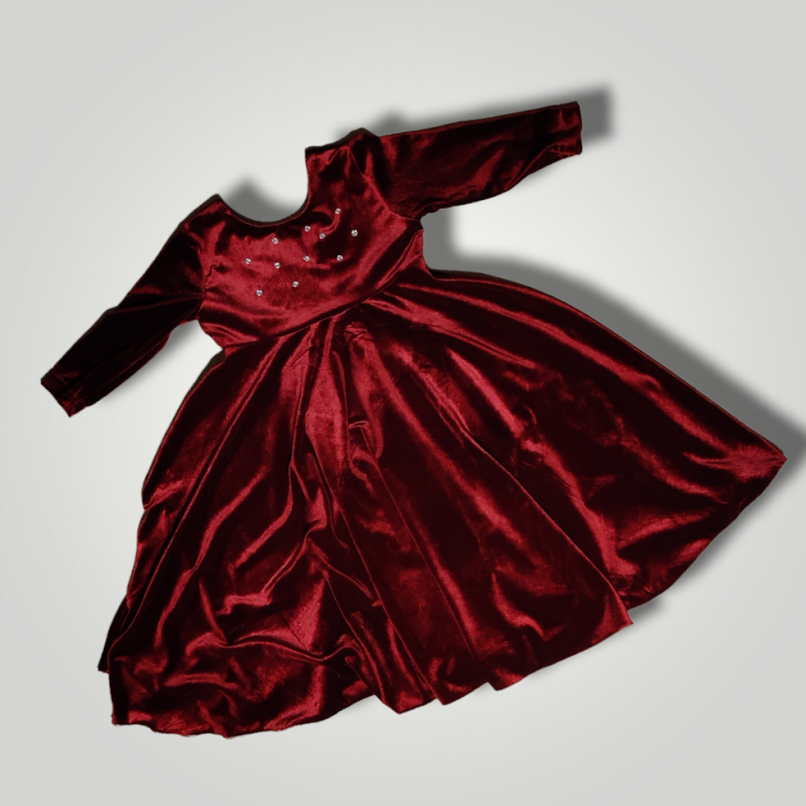 Rødkløver-kjolen med bling