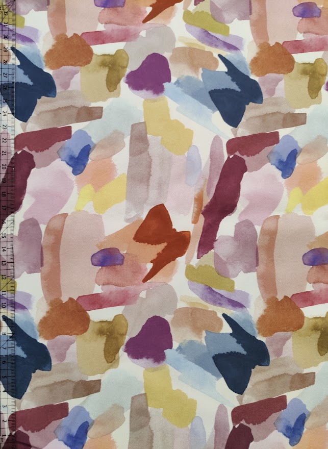 Badeshorts-stoff Painted Abstract