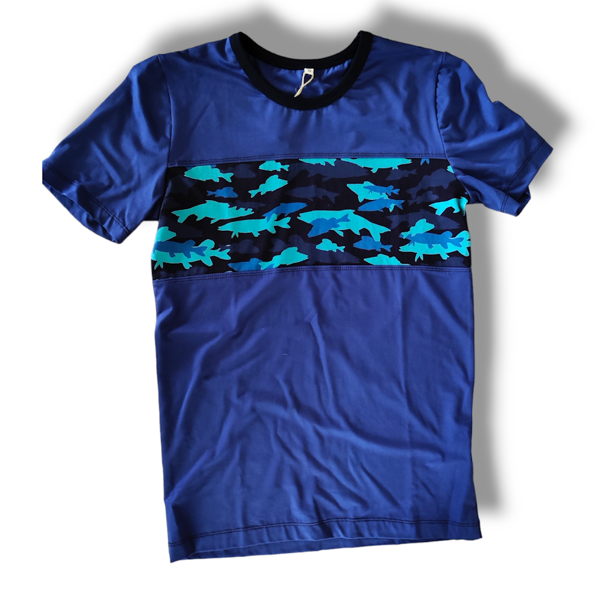 [32014] Lofotodden T-skjorte - Camo Fisk Lapis (XS)