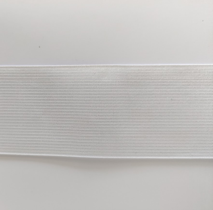 Linning-strikk 50 mm, hvit