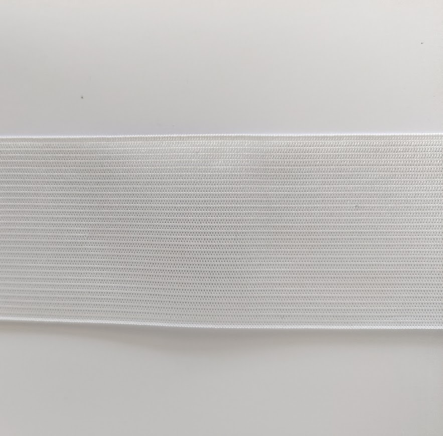 Linning-strikk 50 mm, hvit