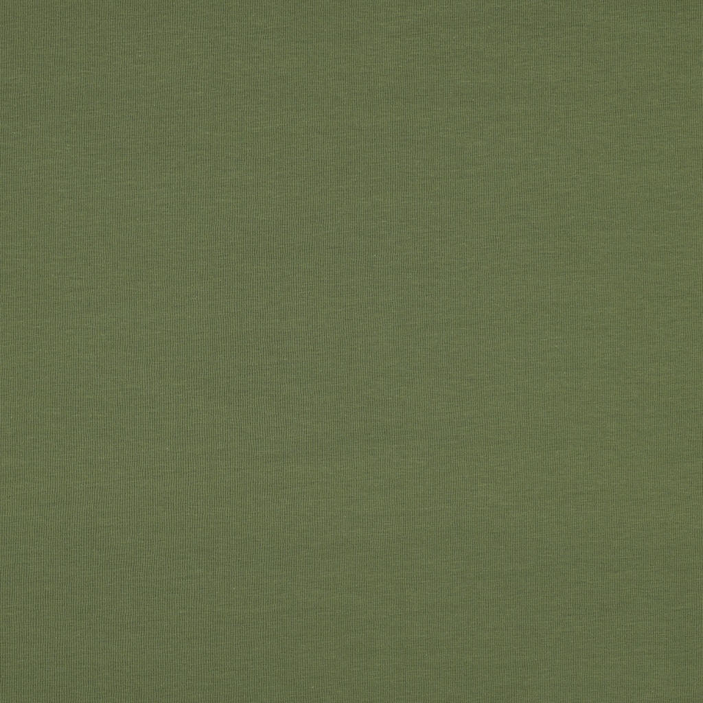 Bomullsjersey Lys Khaki Grønn (54)