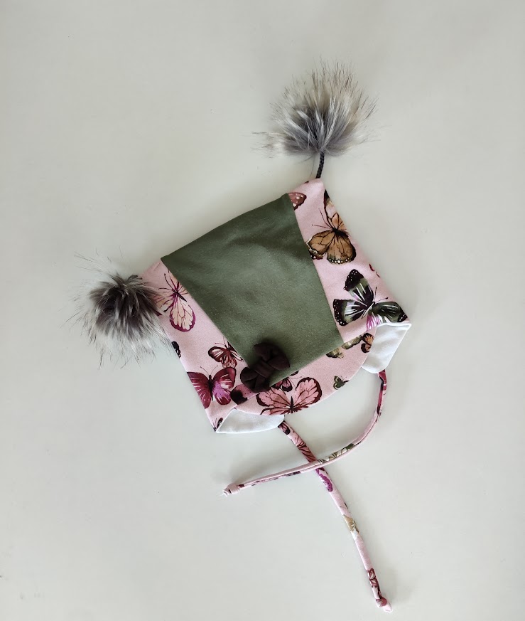 Knytelue med skjerm, Sommerfugl