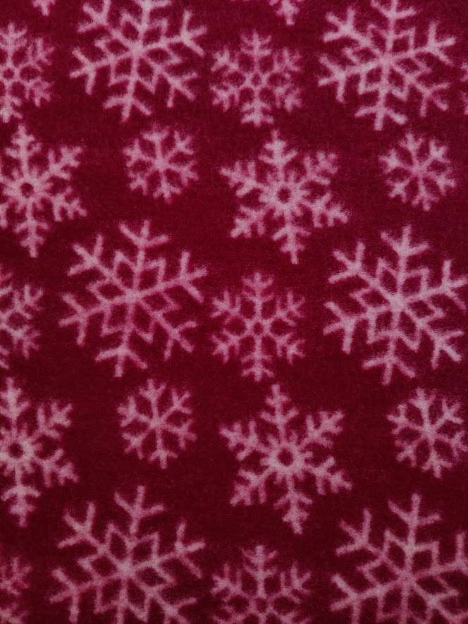 Ullfleece Snøkrystall Burgunder
