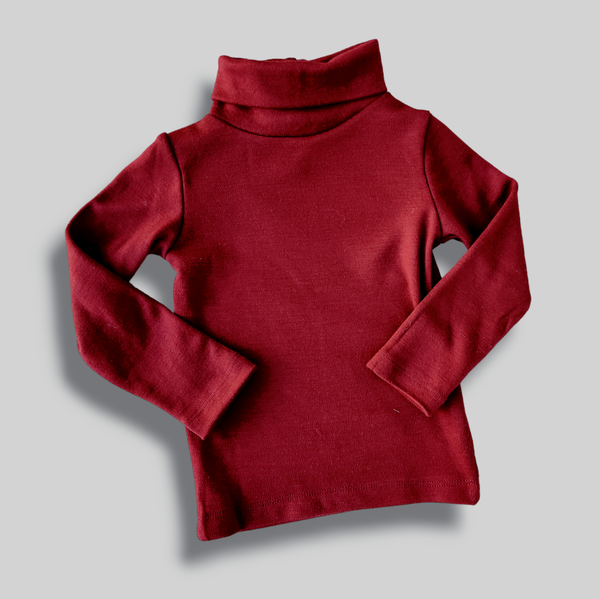 Torsken Ullskjorte - Vinrød