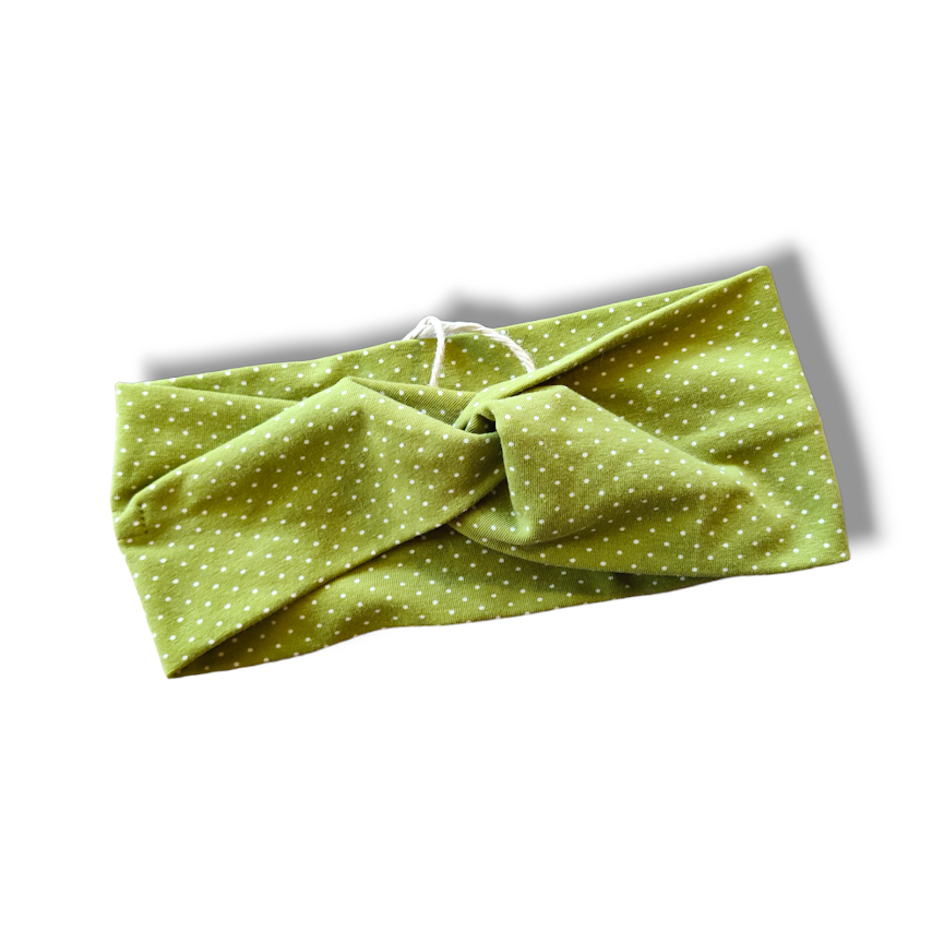 Pannebånd - Prikker Grønn