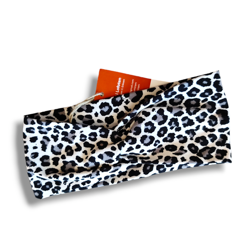 Pannebånd med snurr - Leopard