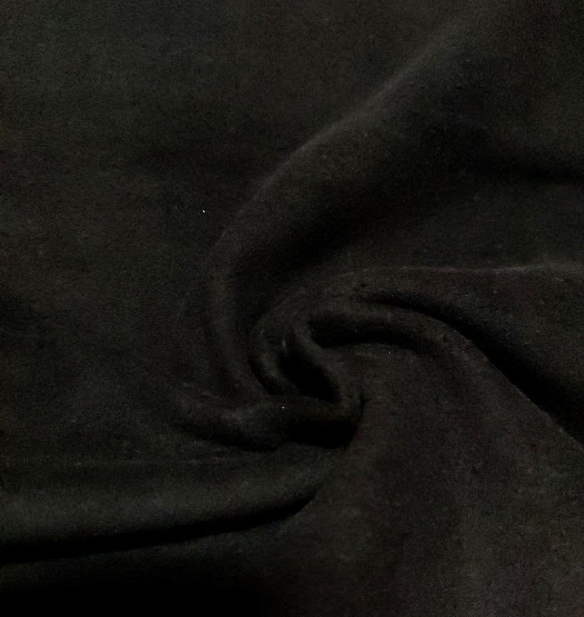[03483.001] Bomullsfleece Svart