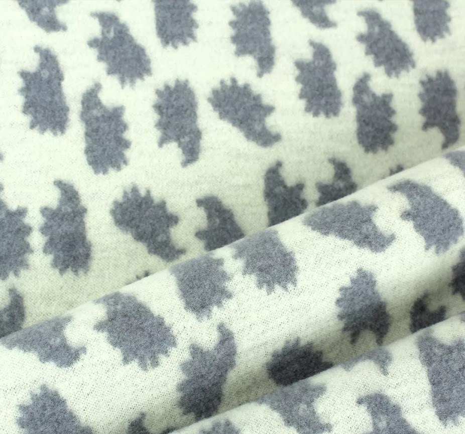 Ullfleece Pinnsvin Lys Grå