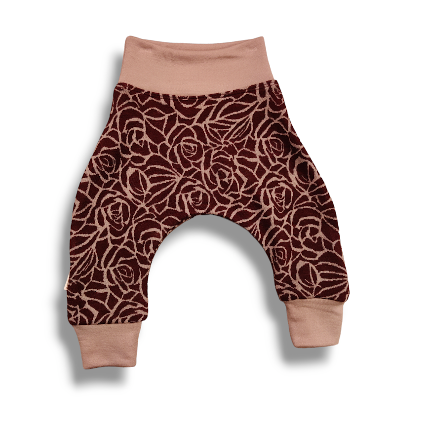 Babybukse Merinoull - Vinrød Harriet