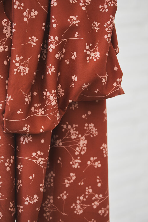 Viskose Soft Twill Stalks Sienna