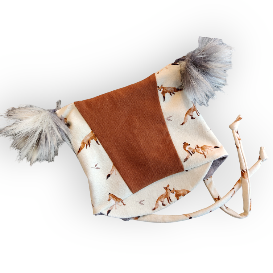 Knytelue med ullfôr - Rever