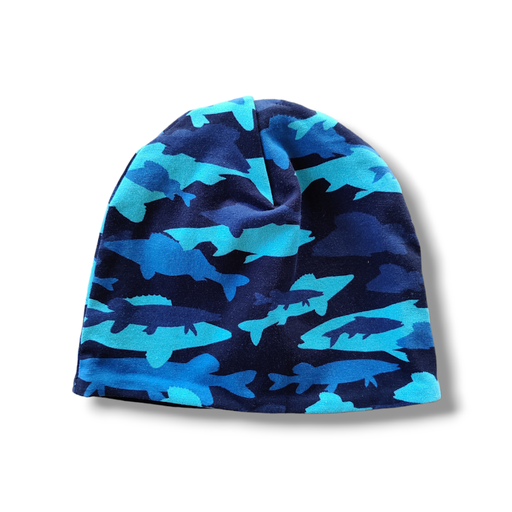 Lue Camo Fisk Blå