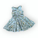 Forglemmegei Kjole - Blomstereng Blå