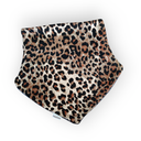 Hals med fleecefôr- Leopardmønstret