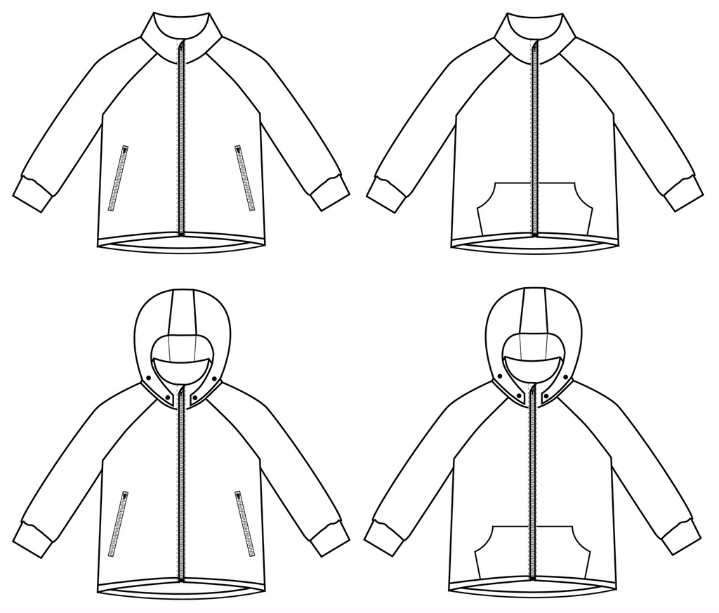 Wilma & Wide Jakke - Symønster