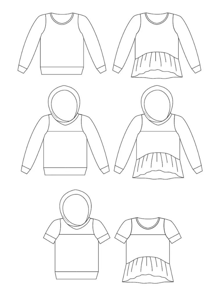 Lilly & Liam genser - Symønster