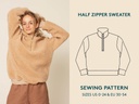 Half Zipper Sweather- Symønster 