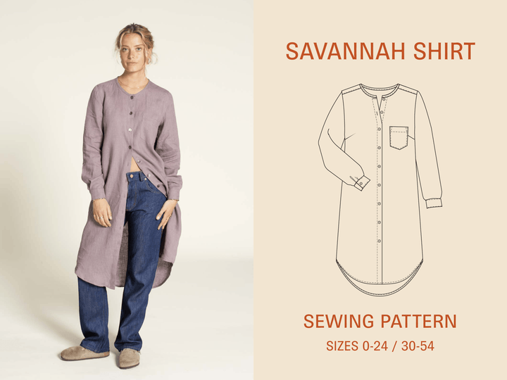 Savannah Shirt - Symønster