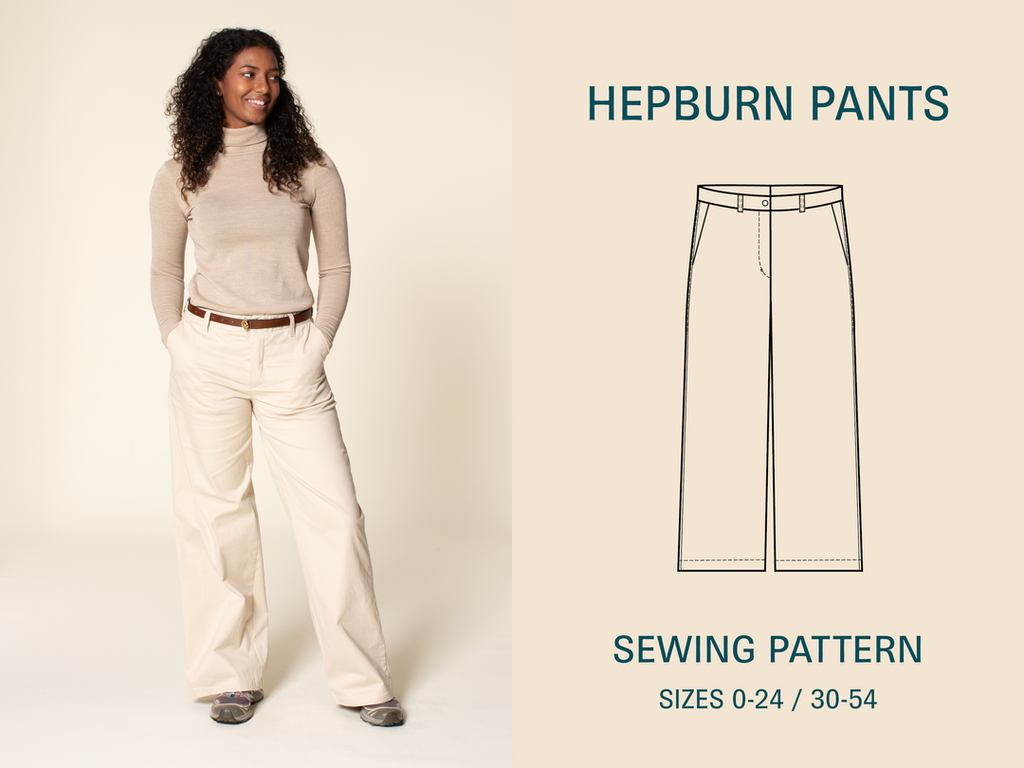 Hepburn Pants- Symønster