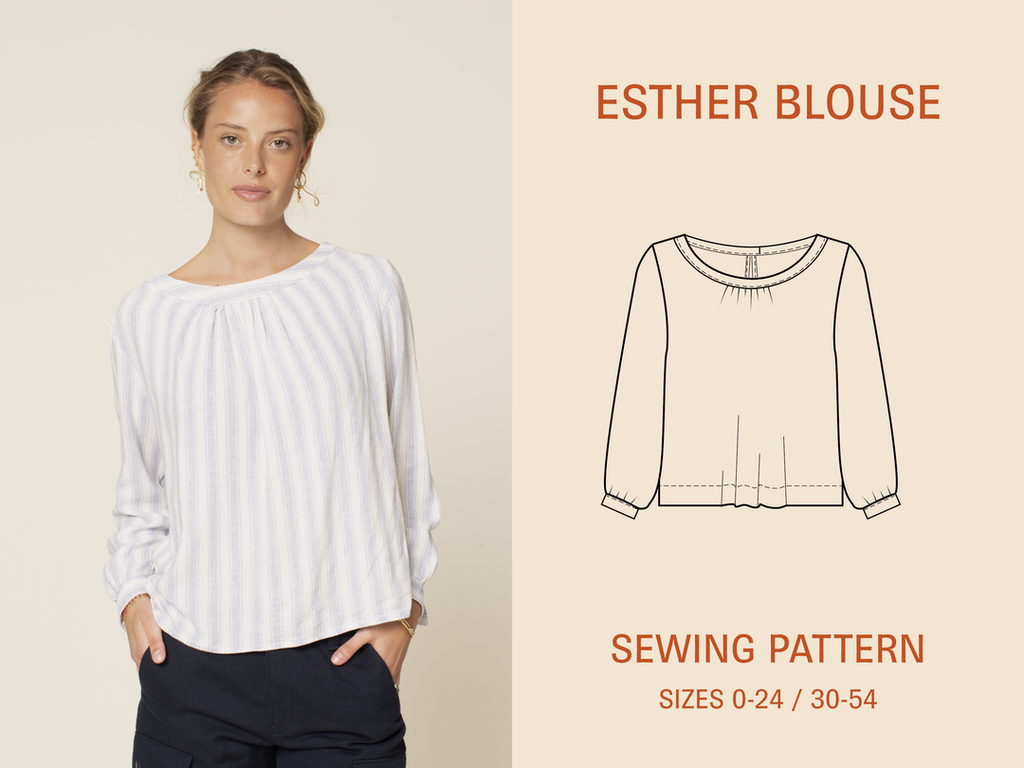 Esther Blouse - Symønster