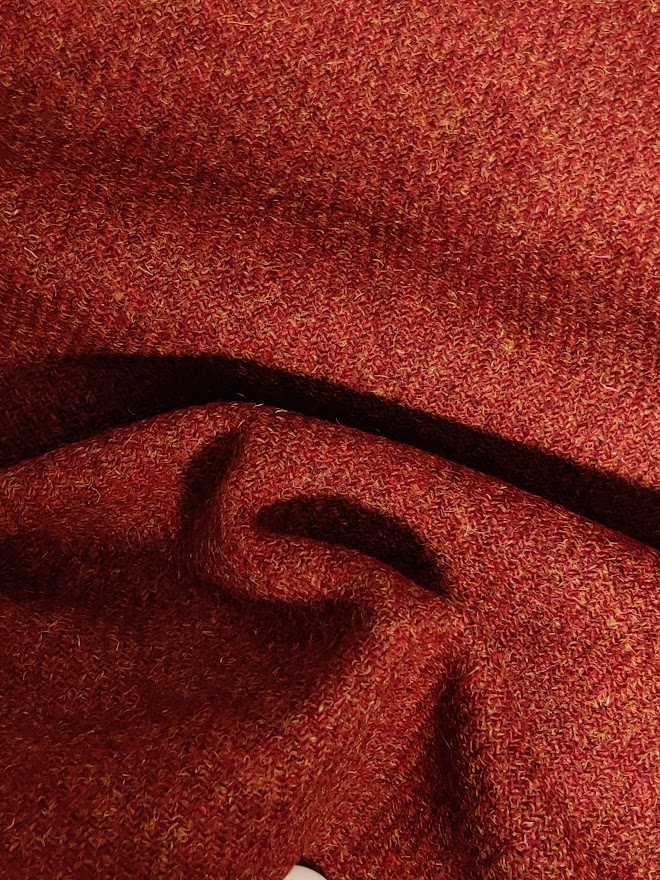 Shetland Lett Ull - Mursteinsrød