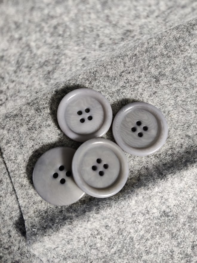 Dish Corozo Knapp 25mm - Sky