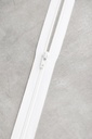 Basic Glidelås 30 cm - Bright White