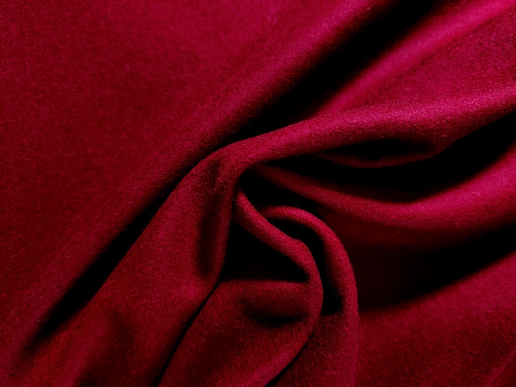 Engelsk Ullklede - Vinrød