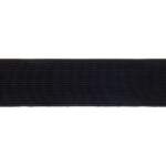 Linning-strikk 20 mm  (svart)