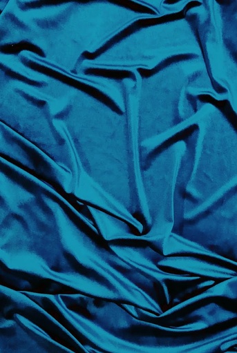 Stretch Velour Teal
